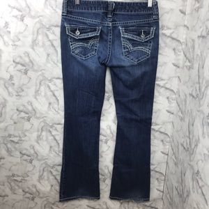Decree Distressed Bootcut Jeans